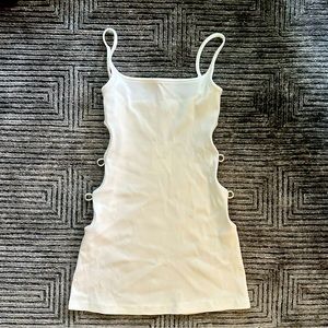 Mach & Mach cutout little mini dress with crystal bows! Size 38